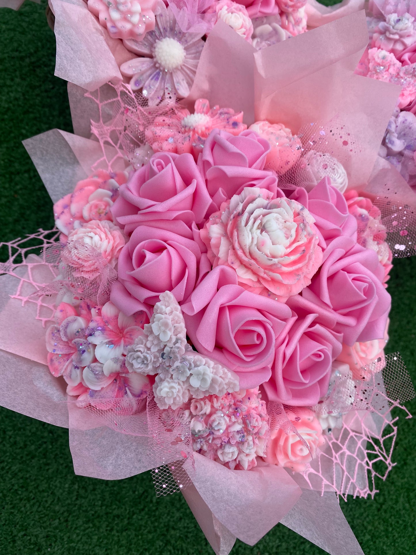 Faux Flower & Scented Wax Melt Bouquet