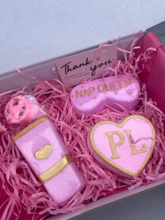 P Louise Make Up Theme Bath Bomb Gift Box