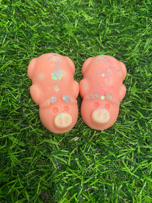 2 Blue lenor scented wax melt piggies