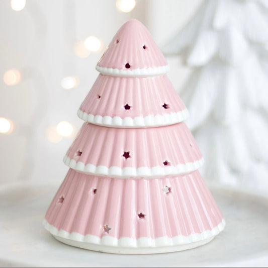 Pink Christmas Tree Home Burner