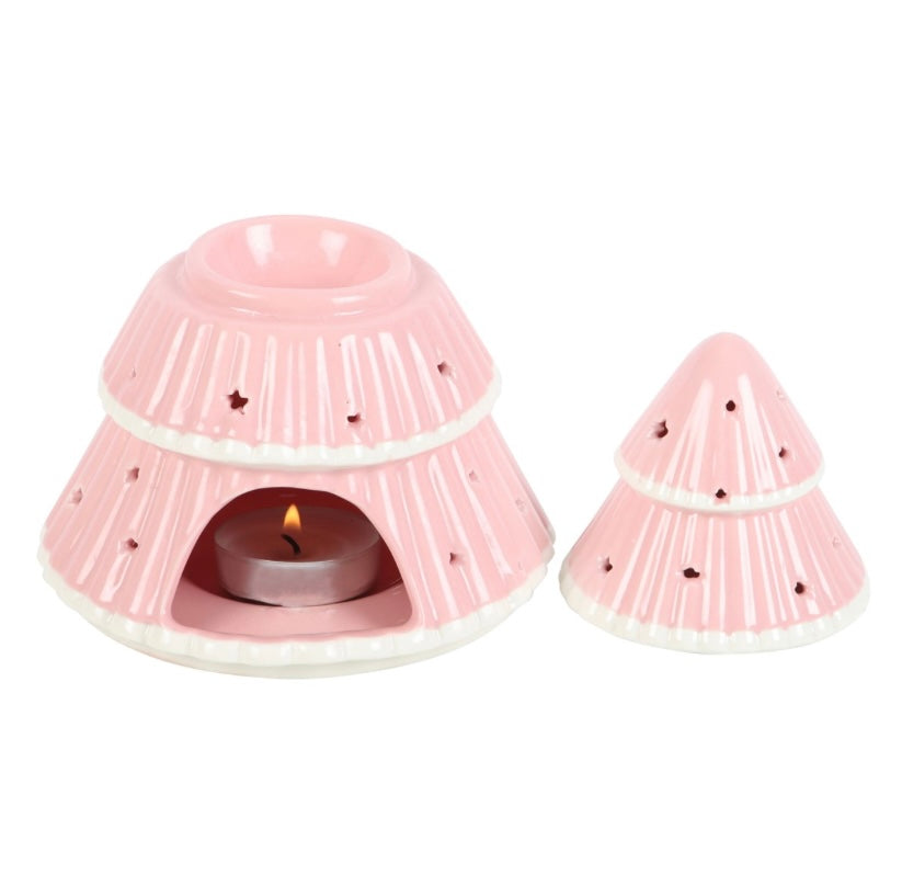 Pink Christmas Tree Home Burner